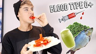 i let my BLOOD TYPE pick my foods for 3 days [upl. by Ja224]