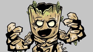 Drawing Groot Angry [upl. by Korney222]