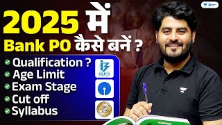 How To Become A Bank PO In 2025  SBI IBPS RRB  Detailed Strategy  By Vishal Parihar [upl. by Lasonde41]