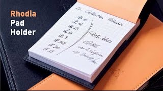 Rhodia Pad Holder  Boutique Collection [upl. by Dennard238]