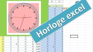 Horloge Excel Nouveauté [upl. by Assert]