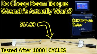 Do Beam Torque Wrenchs Actually Work How Accurate Are They OEM Torque Wrench Tested [upl. by Anairuy]