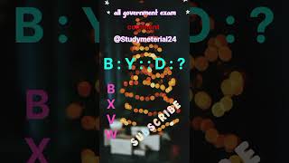 Alphabet srice number and logical reasoning shorts ytstudio ytshorts virlshorts [upl. by Arihay]