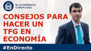 📖 Consejos para hacer un TFG en Economía  EnDirecto [upl. by Atikir]