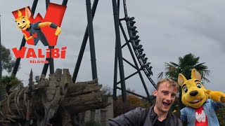 Exploring walibi belgium and first reactions to Konda vlog 2024 [upl. by Tiffie]