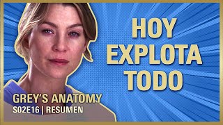 Greys Anatomy 2x16  DESASTRE en el SEATTLE GRACE  RESUMEN Temporada 2 [upl. by Eilrebmik]