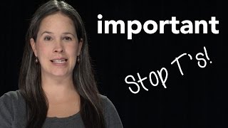 How to Pronounce IMPORTANT  American English [upl. by Baron]