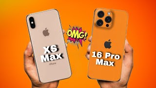 iPhone XS Max VS iPhone 16 Pro MaxFull Compare What Difference 😱 OMG [upl. by Hadrian]