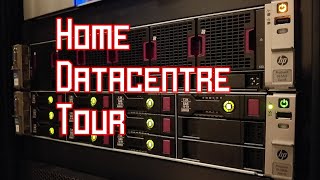 Home Datacentre  Tour of home server room with HP ESXi vSAN cluster [upl. by Kendell995]