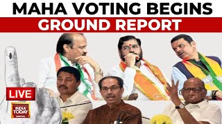 Maharashtra Assembly Election Voting LIVE  Who Will Win The Maha Election  Maharashtra Voting [upl. by Kirad]