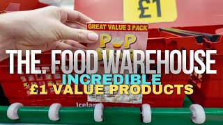 Incredible £1 Value Products at The Food Warehouse – Grocery Shopping Made Cheap 4K [upl. by Mayhew]