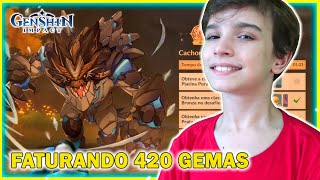 GARANTA 420 GEMAS NO NOVO EVENTO DO GENSHIN IMPACT [upl. by Eseenaj540]