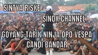 Guyang Tarik  Ninja Opo Vespa Sintya Riske  Live Candi Bandar [upl. by Anitnatsnok644]