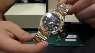 Rolex Datejust II 116333 Steel amp Gold Black Arabic Dial NEW  WatchesGMT [upl. by Avan679]