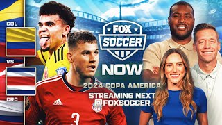 Colombia vs Costa Rica LIVE REACTION  FOX Soccer Now [upl. by Havstad]