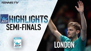 Highlights Goffin Topples Federer To Reach Nitto ATP Finals Championship 2017 [upl. by Hylton]