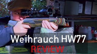 Weihrauch HW77 Review amp Test Shooting [upl. by Nonad250]