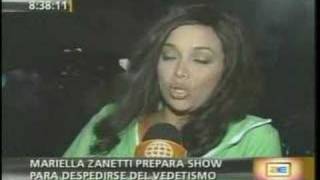 AE Mariella Zanetti Prepara Show de Despedida [upl. by Derick]