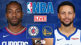 LA Clippers vs Golden State Warriors  NBA Live Scoreboard 2024  Jimby Sports [upl. by Rosene843]