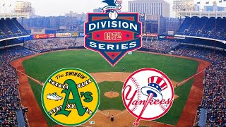 IP 1972 PostSeason AL Division Series OAK Athletics  NY Yankees [upl. by Westley]