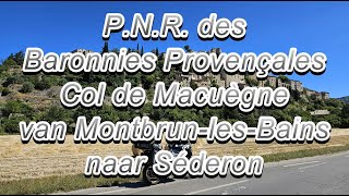 PNR des Baronnies Provençales Col de Macuègne van MontbrunlesBains naar Séderon Honda CRF 1000 [upl. by Nuhsar389]