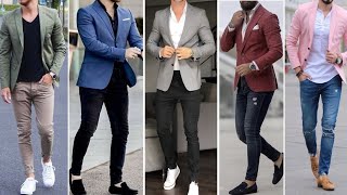 Top 15 Men Blazer Style Idea With Jeans  How To Style Blazer With Jeans  Mens Fashion 2022 [upl. by Nalrah233]