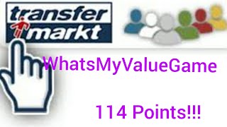 Whats My Value  Transfermarkt Game World Record [upl. by Hooker]