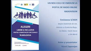 „Alegeri libere și incluzive pentru o democrație funcțională în Moldova” Emisiunea 32024 [upl. by Lesoj]