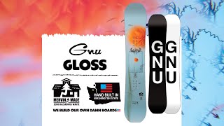 GLOSS  20242025 GNU SNOWBOARD [upl. by Zurkow]