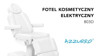 Fotel kosmetyczny elektr Azzurro 803D [upl. by Litsyrk]