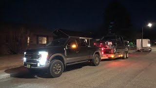 2021 F250 Tremor Towing [upl. by Naujd]