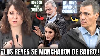 El DARDO de AYUSO a SÁNCHEZ tras HUIR de PAIPORTA  quot¡Los Reyes se mancharon de barro Son queridosquot [upl. by Snej]