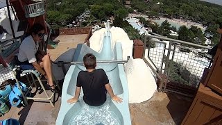 Slush Gusher Water Slide at Disneys Blizzard Beach [upl. by Yetac]