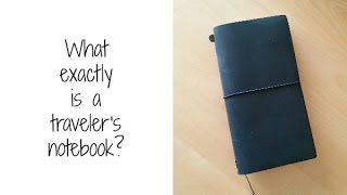 What exactly is a travelers notebook [upl. by Gnen]