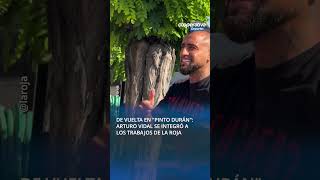 El regreso de Arturo Vidal a la selección chilena su llegada a Juan Pinto Durán [upl. by Airet530]