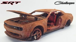 Abandoned SRT Challenger Restoration  Full Restoration of a Forgotten Muscle Car carrestoration [upl. by Fania]