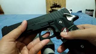 Tokyo Marui AEP Hicapa E Airsoft Semi amp Full Auto Pistol Electric [upl. by Kcirddor232]