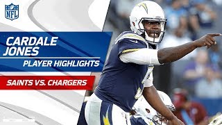 Every Cardale Jones Play vs New Orleans  Saints vs Chargers  Preseason Wk 2 Player Highlights [upl. by Gobert478]