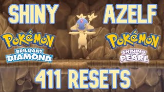 LIVE Shiny Azelf in Pokemon Shining Pearl in 411 Resets [upl. by Sergu700]