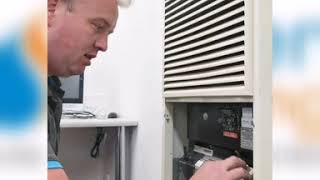 short vid How to relight a gas wall furnace pilot light Vulcan Pirox wf2000 Braemer heater [upl. by Greenfield]