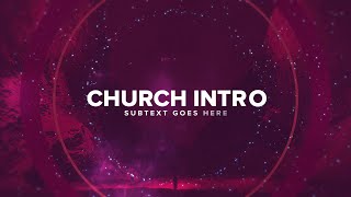 FREE After Effects Template  Church Intro [upl. by Bortman]