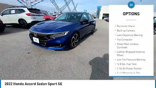 2022 Honda Accord Sedan Findlay Kenton Carey Upper Sandusky Bowling Green OH H2190 [upl. by Nollad]