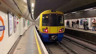 London Overground Train Leaving Wapping Station no2 [upl. by Aharon794]