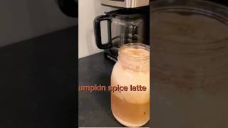 Pumpkin spice latte recipe fallrecipes pumpkinspice latte recipe icedlatte coffee amsr [upl. by Nylrebma]