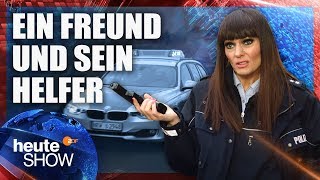 Ein Polizei zu sein ist Larissas absoluter Traumjob Martina Hill  heuteshow vom 17112017 [upl. by Elleinaj221]