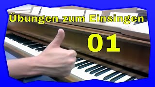 Übungen zum Einsingen  Programm 01  Gesangstraining  Gesangsübungen  Vocal warm up  Singen [upl. by Hephzipah]