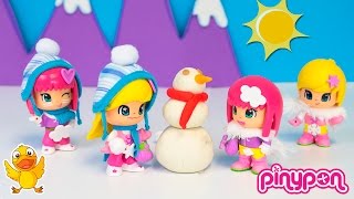 PINYPON Figuras de nieve  Juguetes de PINYPON [upl. by Willi259]