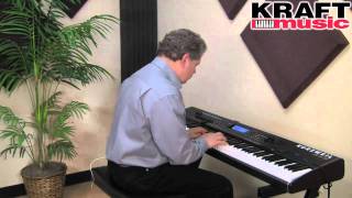 Kraft Music  Kurzweil PC3K8 Demo with Chris Martirano [upl. by Aikemaj]