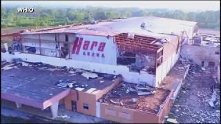 Ohio tornado 2019 aerial video of the devastation [upl. by Sarad931]