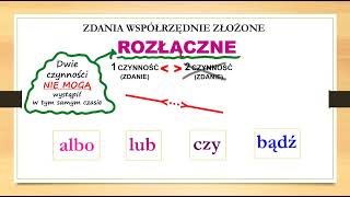 Zdania współrzędnie złożone Zdania łączne rozłączne przeciwstawne wynikowe Wykresy zdań [upl. by Jenifer]